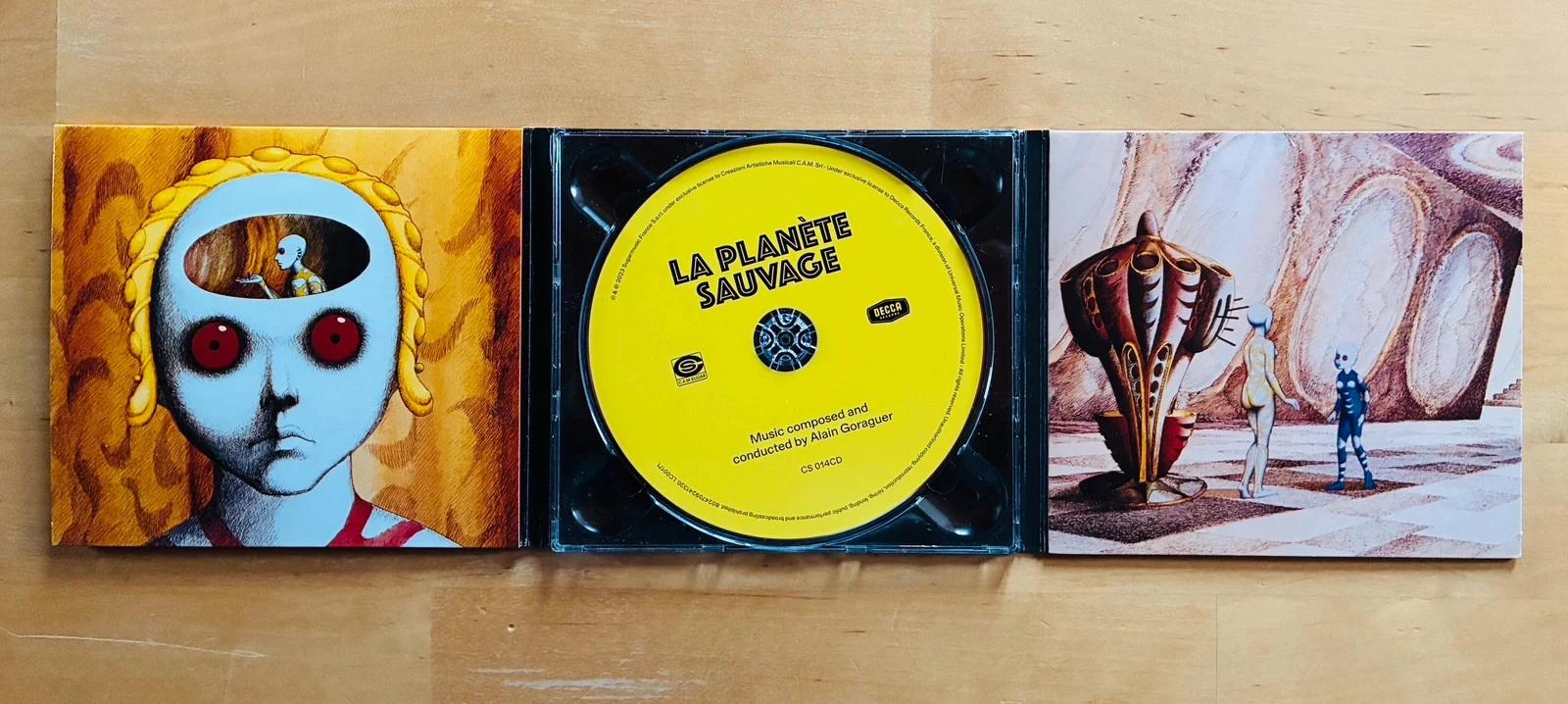 CD digipack OST O Planeta Selvagem Alain Goraguer. – photo 3
